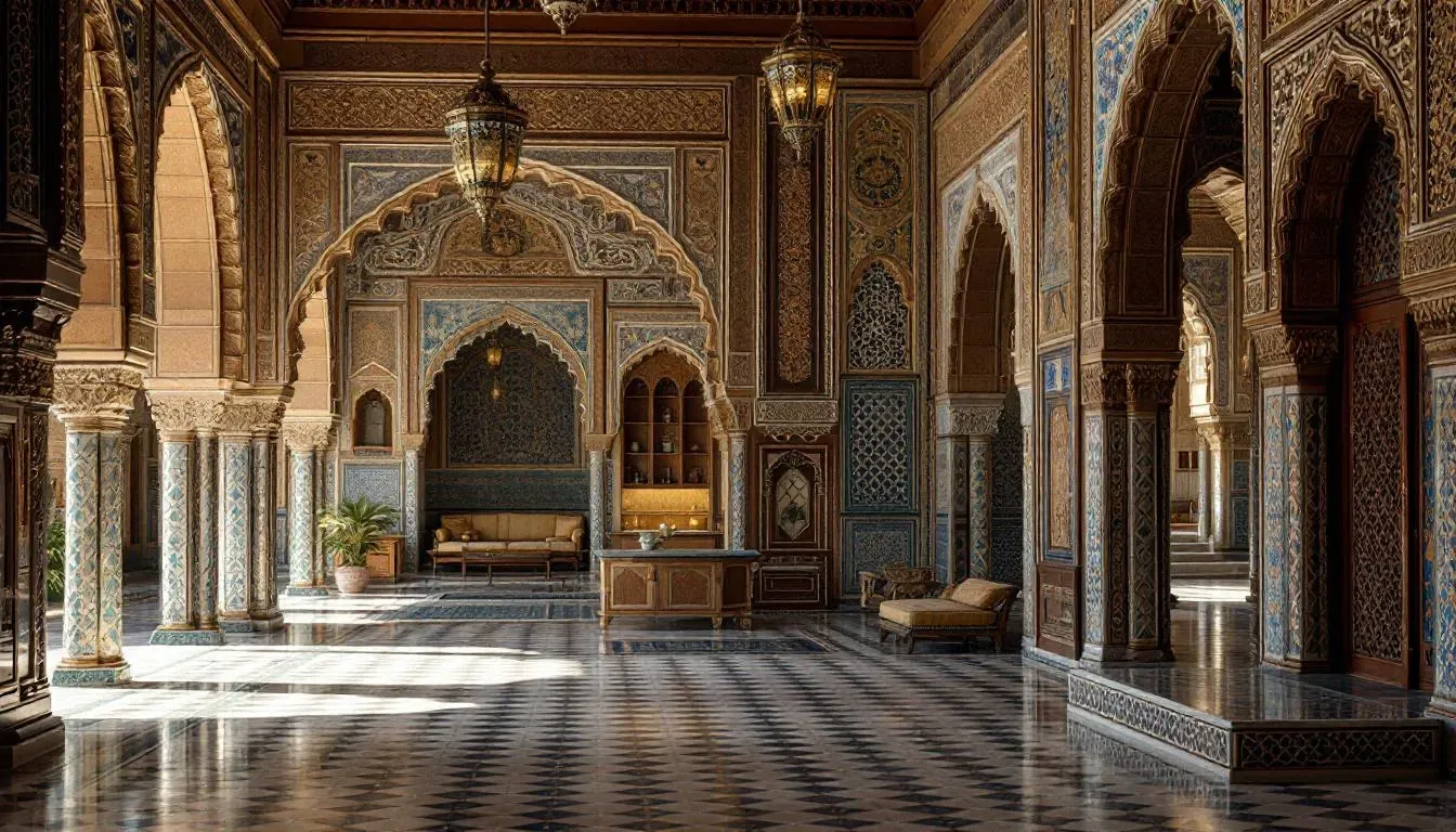 Bahia Palace - filming location in Morocco
