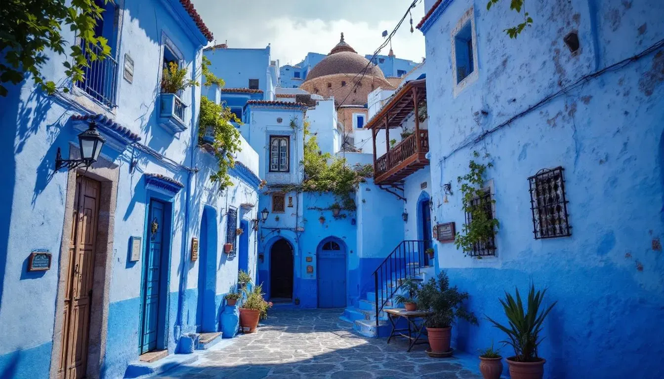 Chefchaouen Blue - filming location in Morocco